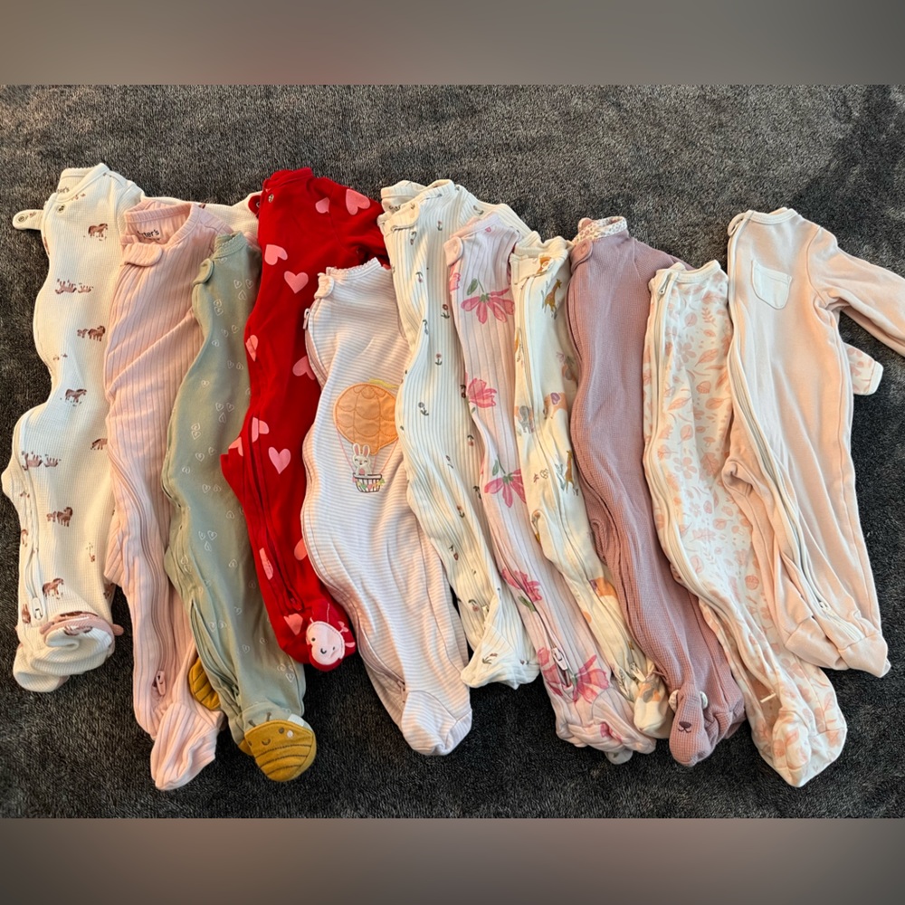 6 month baby footies